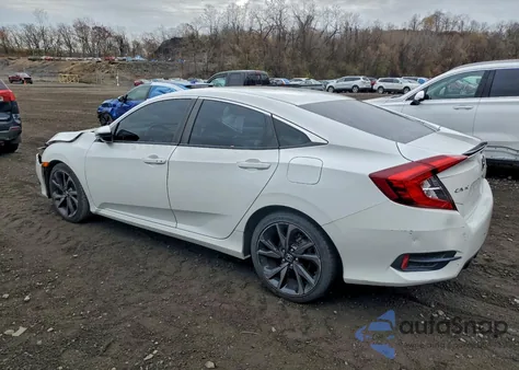 2020 Honda Civic Sport из США, поврежденный, VIN 2HGFC2F84LH556419